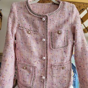 Chanel style tweed jacket